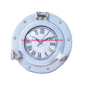 Đồng thau sáng bóng đồng hồ treo tường trên bán - Product Image 6