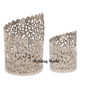 Bougeoir Look Classique Top Vente Design Premium Ensemble de Deux Votive Nouveau Design Personnalisé Nouveau Meilleur Qualité Photophore - Product Image 1