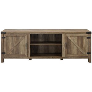 ขาตั้งทีวีประตูโรงนาทำจากไม้ดีไซน์เฟอร์นิเจอร์ทันสมัย - Product Image 2