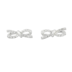 2020 925 <b>Sterling</b> <b>Silver</b> Rope <b>Stud</b> Earring - Product Image 2
