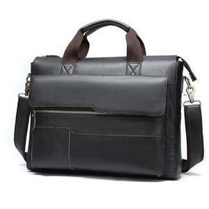 Bolso de oficina de cuero con logotipo personalizado para hombre, maletín para ordenador portátil, maletín para MBF-0239 - Product Image 1