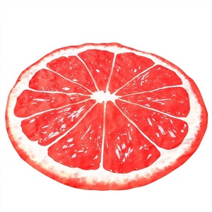 100% coton biologique jaune et orange mixte rayé couleurs d'été imprimé pliable sans sable serviettes de plage avec certificat Gots - Product Image 2