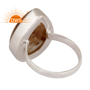 Pear Cut Genuine Golden Rutile <b>Quartz</b> Gemstone <b>Ring</b> Jewelry Wholesaler 925 Sterling Silver Chunky Girl <b>Ring</b> Supplier - Product Image 3