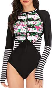 Maillot de bain à manches longues et fermeture éclair, vêtements de haute qualité, pour la plongée, le surf et le surf, pour femmes, - Product Image 4