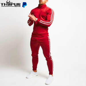 Custom Logo Unisex Jogging Set Full Zip up Breathable Quick Dry <b>Knee</b>-Length Tracksuits with Custom Design Plus Size XL Size - Product Image 3