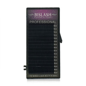 635) Vassoio di ciglia singole BISLASH Volume Lash L+ curl, produttore coreano di ciglia - Product Image 2