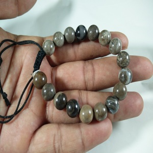 สร้อยข้อมือลูกปัดคริสตัลธรรมชาติคุณภาพสูงลายหินควอตซ์หินอาเกตหินกึ่งมีค่าคุณภาพสูง - Product Image 1