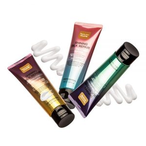 สารบำรุงผมจากเกาหลี,ผลิตภัณฑ์ดูแลเส้นผมที่ได้รับความเสียหายบำรุงผมจากผ้าไหม - Product Image 4