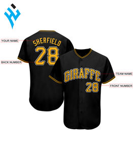Jersey de béisbol ajustado personalizado por sublimación, ropa deportiva barata, venta al por mayor - Product Image 4