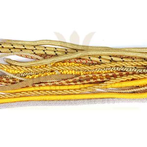 Cordon de cordon de cérémonie Win Master tricoté à la main, couleur et matériau personnalisables, pour uniforme de cérémonie. - Product Image 1