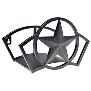 Support de tuyau d'arrosage en métal, nouveau design, vente chaude, style rustique, pot de fleurs en métal avec trou de drainage, support de jardin vintage - Product Image 6