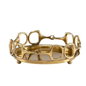 Venta al por mayor Decoración de casa bandeja latón de moda tendencia de diseño nuevos diseños de Europa - Product Image 1