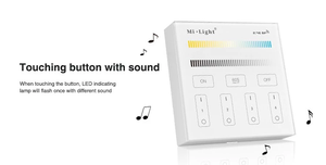 Milight B2 <span class=keywords><strong>4</strong></span>-zona CCT ajustar Panel Controlador remoto de temperatura de color brillo dimmer para la tira de luz <span class=keywords><strong>led</strong></span> y bombilla de la lámpara - Product Image 5