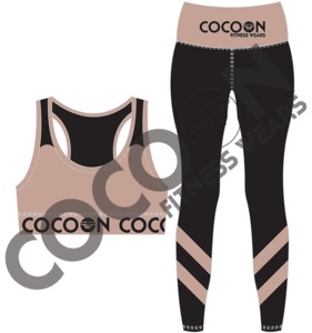Sujetador de Yoga de alta calidad, ropa deportiva de gimnasio a la moda, color negro y rojo - Product Image 4