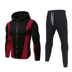 Ropa deportiva con logotipo personalizado para hombre, conjunto de pantalones de Jogging, Sudadera con capucha, chándal, varios colores - Product Image 3