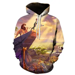 Custom Print 3D Sweatshirt Graphic Colorful Dye Sublimate 100% Polyester Spandex Lightweight Pullover Hoodie for Men Woman