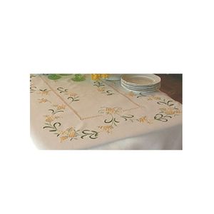 Mantel de lino bordado a mano, Quang Thanh QTTC1 - Product Image 3