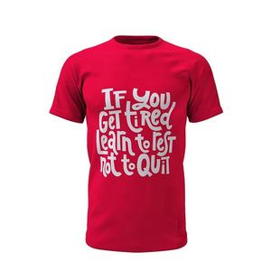 ราคาขายส่งผ้าฝ้าย100% คุณภาพดีที่สุดวัสดุพรีเมี่ยมสั่งทำป้ายเสื้อยืดสำหรับผู้ชาย - Product Image 1