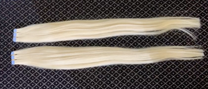 Extension de ruban adhésif 16 pouces Extension de ruban adhésif Blonde Blanche Extensions de cheveux Adhésif Cheveux Naturel - Product Image 2