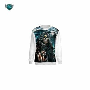 Sweat-shirt en polaire léger unisexe pour homme, personnalisé avec logo par sublimation, imprimé sur mesure OEM - Product Image 5