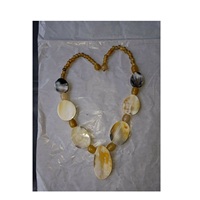 Collier personnalisé en corne de buffle et de buffle de qualité à la mode avec corne bijoux pour femme à bas prix