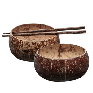 ชุดช้อนชามมะพร้าวอินทรีย์แบบใช้แล้วทิ้งเป็นมิตรกับสิ่งแวดล้อมชุดช้อนชามมะพร้าวธรรมชาติอเนกประสงค์ทนทานอย่างยั่งยืนเวียดนาม - Product Image 1