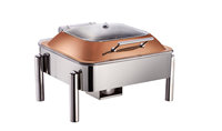 Cooker king — plat à frire hydraulique de luxe, en céramique, en acier inoxydable et verre, ensemble de Buffet et d'hôtel