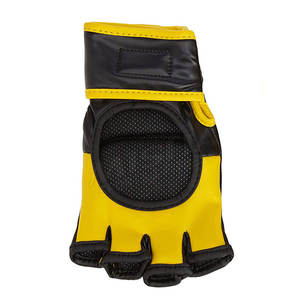MMA guantes de cuero PU con Logo personalizado, guantes de entrenamiento de medio dedo, boxeo, MMA, venta al por mayor - Product Image 3