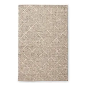 新的漂亮设计印花手工打结地毯地毯，用于卧室