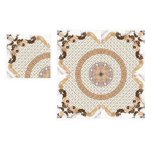 พื้นพอร์ซเลนออกแบบส่งออกกระเบื้องเคลือบขัดเงาเต็มรูปแบบ 40x40 ซม - Product Image 4