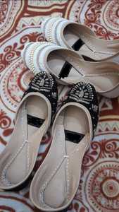 Women's Traditional Handmade Khussa Wedding Bridal Mojari Juti Punjabi <b>Jutti</b> Ethnic Sandal Multani Khussa - Product Image 6