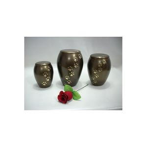 โกศเผาศพของสัตว์เลี้ยงทำด้วยมือโกศใส่ศพแมวสีฟ้ามันวาวสไตล์คลาสสิกไม่เหมือนใครทันสมัยตกแต่งสไตล์โบราณโบราณ - Product Image 4