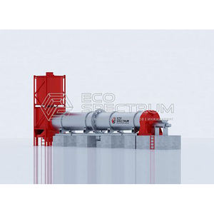 Mini usine rotative d'amincissement des déchets au gaz, système de nettoyage, dégraissage de déchets - Product Image 1