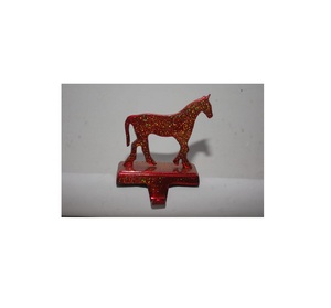 Soporte de calcetín de Navidad de Metal hecho a mano en forma de árbol tela Santa Claus decoración eléctrica tamaño personalizable - Product Image 3