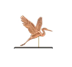 Swan Home decor luxury Copper Antique crafts Sculpture for Home Decoration for wall and room and living room