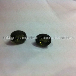 อัญมณี Moldavite ตัดรูปไข่ - Product Image 2