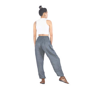 Napat Clothing Solid color 0 women harem pants in Gray PP0004 020000 05 ready to ship - Product Image 3