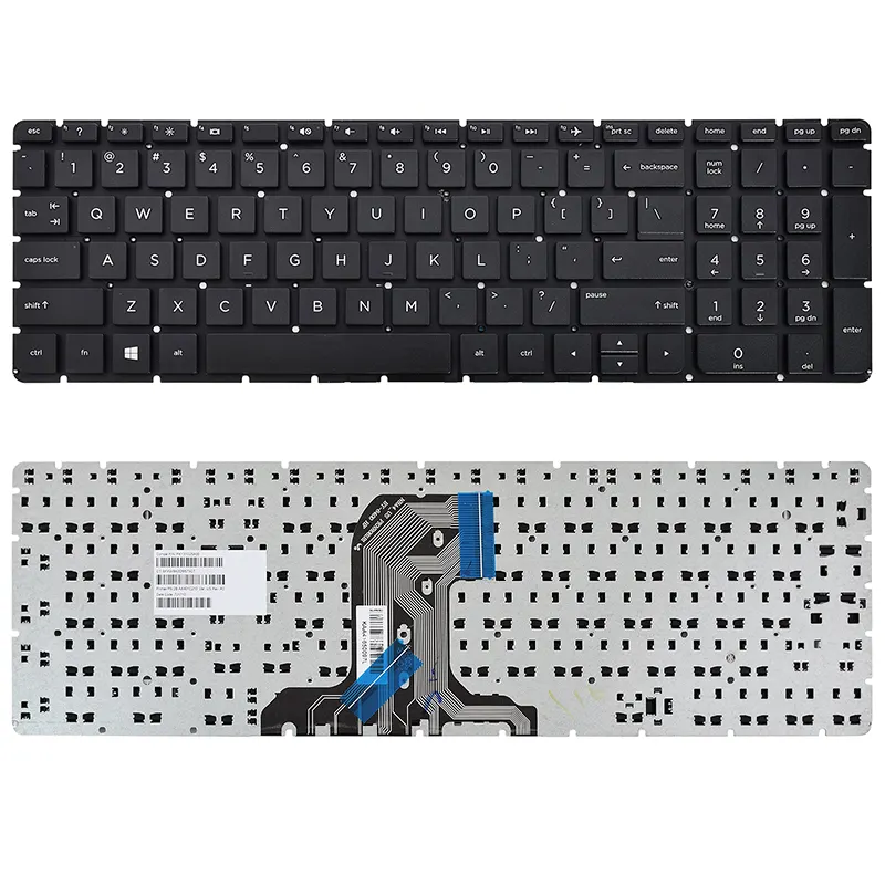 in stock 15-AC 15-AF 15-AY 15-BA 15-BG 15-BN 17-X 17-Y 17-AC 17-AY 17-BA 250 G4 255 G4 256 G4 2 layout laptop keyboard for HP
