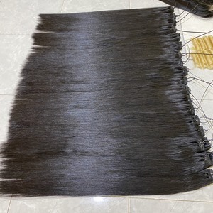 2022 nouvelle Arrivée Non Transformés Cheveux Cuticules Alignés Vierge Remy Cheveux Gros 12 - 30 icnh Double Drawn Cheveux Raides Bundle - Product Image 1
