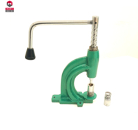 Machine de fabrication de boutons-pression entièrement manuelle de qualité industrielle, forgée et thermolaquée, sans nickel, durable, AVRO ORIGINAL, presse manuelle