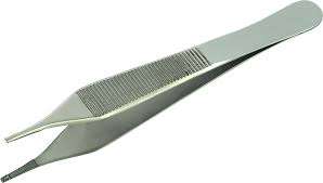 Pinzas Adson para Tejidos de 12 cm, Titanio Marrón, Instrumentos Quirúrgicos, Juego de Instrumentos de Sujeción Manual de Calidad Alemana - Product Image 3