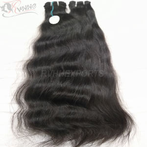 Extensión de cabello indio Remy, cabello ondulado suelto sin procesar, grado 10A, 100 por pulgada, venta al por mayor - Product Image 4
