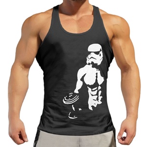 <b>Men</b> screen print workout tank top wholesale <b>singlet</b> with your own logo - Product Image 1