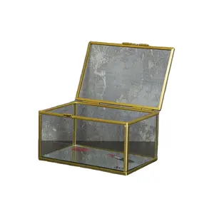 เครื่องประดับตู้5ทำจากทองเหลืองและแก้ว - Product Image 1