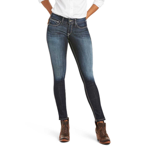 Pantalon en jean skinny droit élégant taille haute pour femmes, coupe confortable et look moderne pour des tenues quotidiennes décontractées - Product Image 4