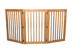 Puertas de seguridad de madera para mascotas, 3 paneles, hechas con Mango de madera para cachorros y mascotas, personalizadas, en venta - Product Image 3