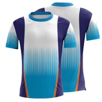 Camiseta Deportiva de Fútbol Personalizada para Maratón, Sublimada, Transpirable, 100% Poliéster, para Hombre, con Spandex/Poliéster
