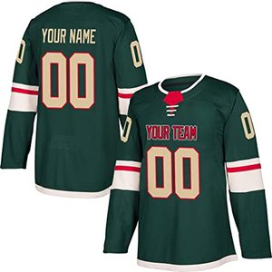 Old Gold Athletic Cut Black Hockey Jersey Exquisite Stitching Name Number Not Easy Fall Tackled Twill Material Ice Hockey Wear - Product Image 5