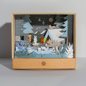 Rompecabezas de Animales de Arte Popular Hecho a Mano y Ecológico, Kit de Miniaturas DIY, Material Acrílico, Juguete Educativo para Niños, Tema de Campamento - Product Image 2