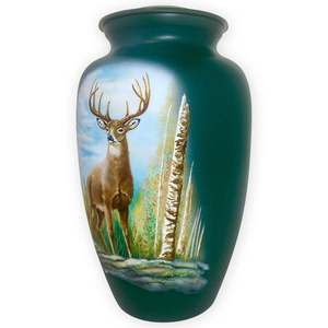 Urna de cremación de ciervo, urna de cremación de ciervo, estilo americano/europeo - Product Image 2